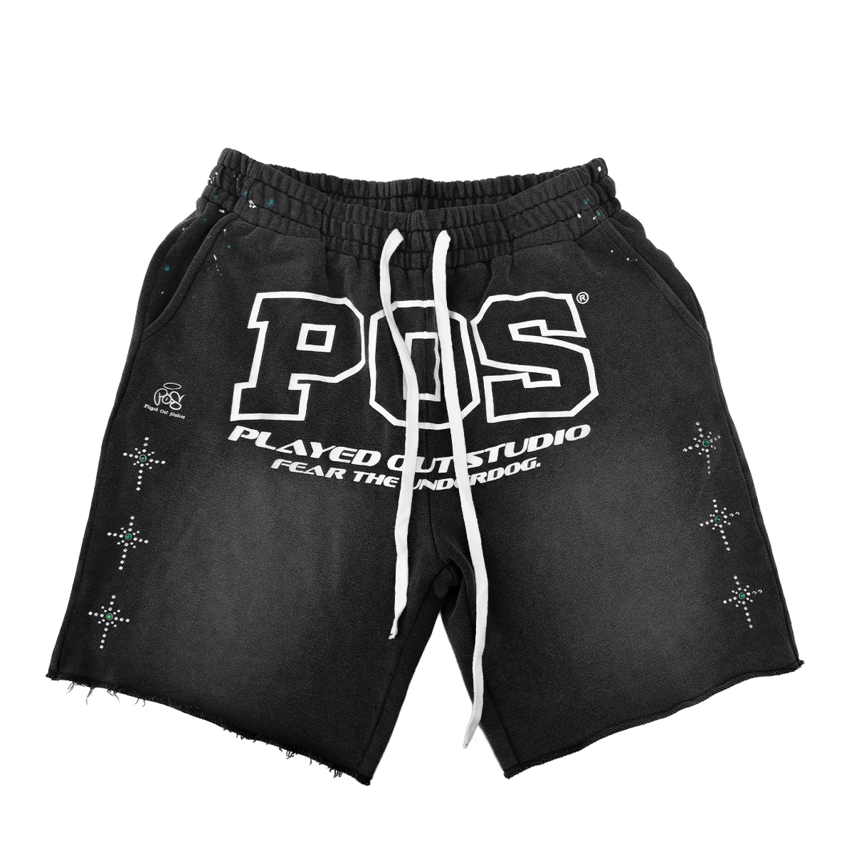 Pos Studded Shorts