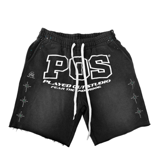 Pos Studded Shorts